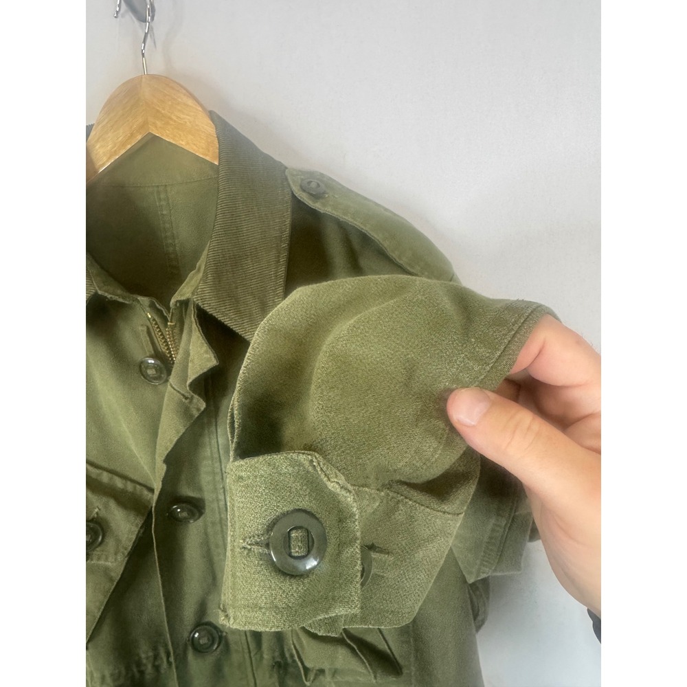 Vintage 1989 Canadian Military OG 107 MK II Combat Coat Field Jacket Green 6346 - Picture 2 of 13